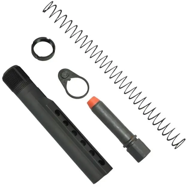 K-Spec Ar-15 Pcc Carbine Buffer Tube Kit W/7.8 Oz Buffer Blk