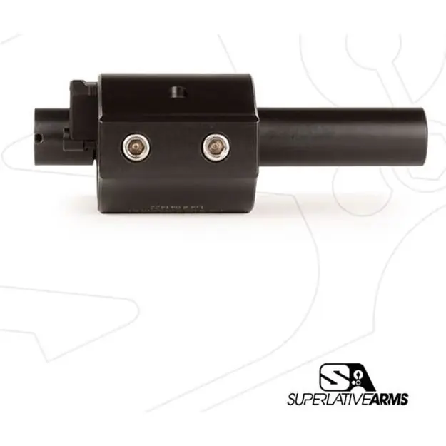 Ar-15 Adj Piston System W/Solid .750'' Gas Block Pistol Lh