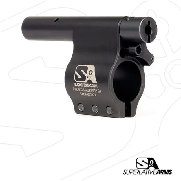 Ar-15 Adj Piston System W/Clampon .625'' Gas Block Carbine Lh
