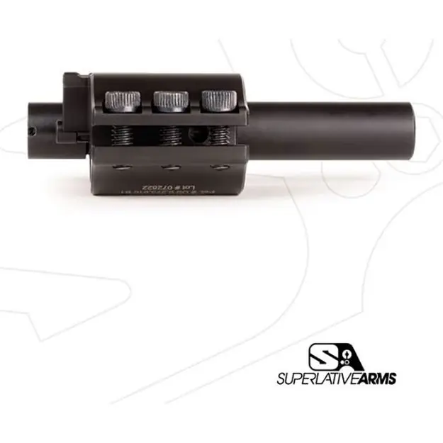 Ar-15 Adj Piston System W/Clampon .625'' Gas Block Mid Rh