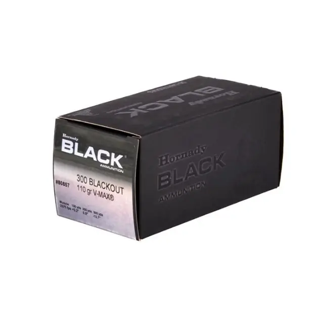 Black 300 Aac Blackout 110Gr V-Max Polymer Tipped 50/Box
