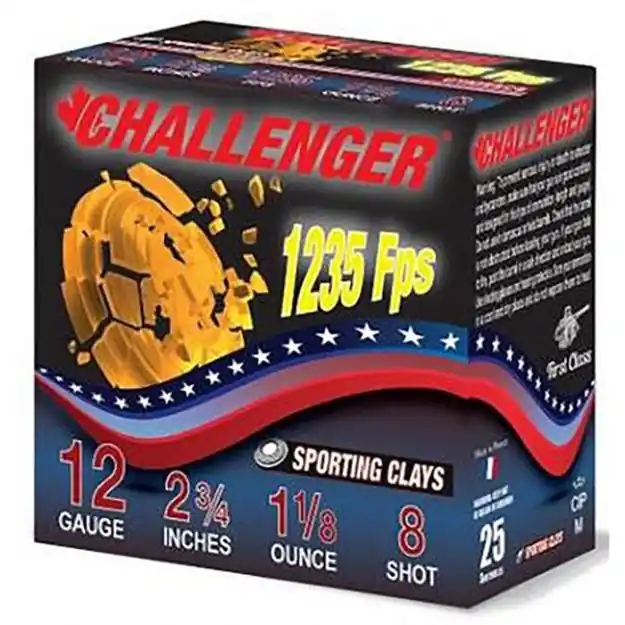 Sporting Clay 12 Ga 2-3/4'' 1-1/8Oz #8 Shot 1235 Fps 250/Case