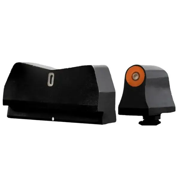 Xs Dxt2 Big Dot Tritium Orange For Glock 17-38 Supp Hght Set!