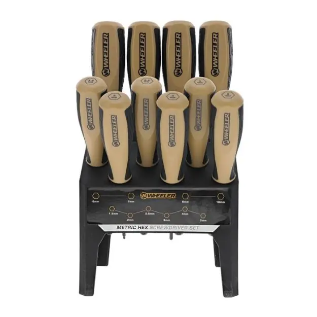 WHEELER 10PC METRICHEX BENCH DRIVSET