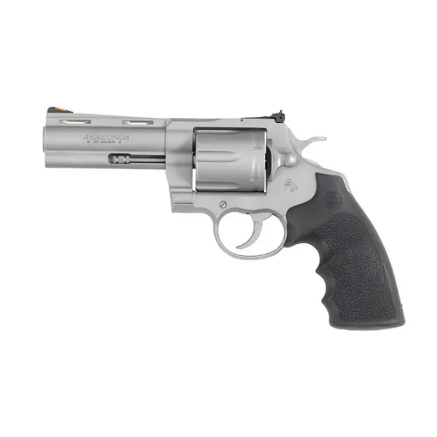 Colt Anaconda 44Mag 4.25" 6Rd Matte Stainless Hogue Grips<