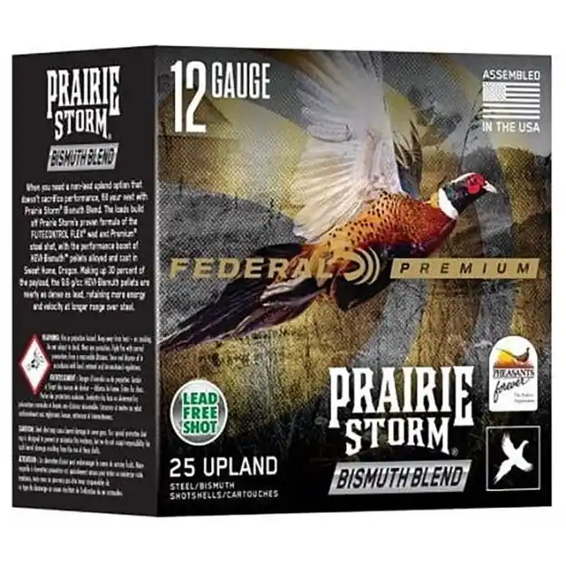 Prairie Storm Steel/Bismuth 12Ga 3'' 1-1/4Oz #4/#6 Shot 25/Bx