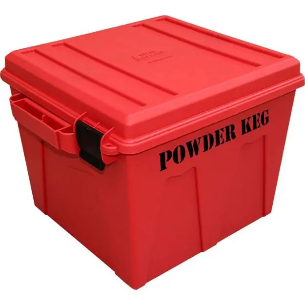 Pk-12 Powder Keg 19''X15.7''X13.4'' Container Polypropylene Red