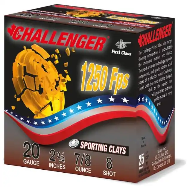 First Class Sporting Clay 20 Ga 2-3/4'' 7/8Oz #8 250/Case