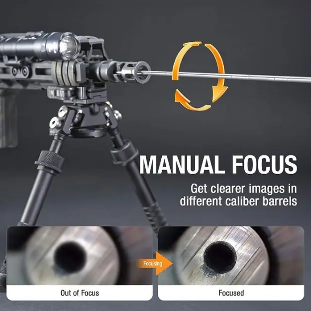Ntg200h Focus & Fold Rifle Borescope W/4.5'' Ips Screen