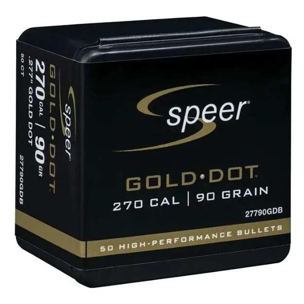 270 Caliber (0.270'') 90Gr Gold Dot Soft Point 50/Box