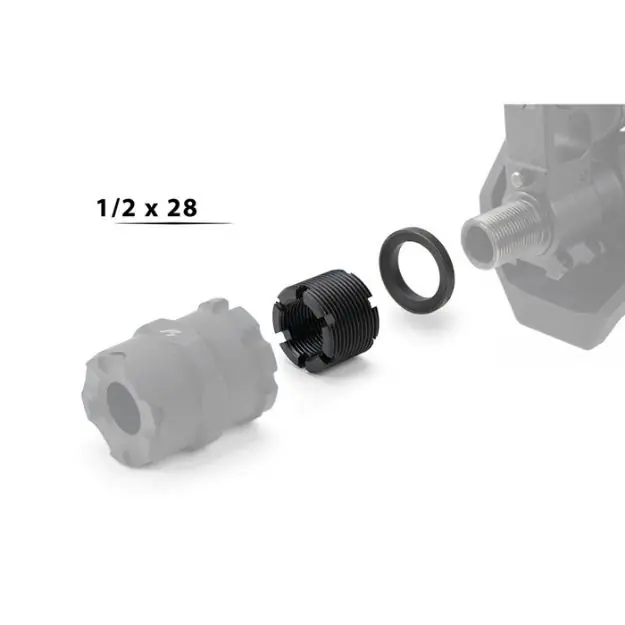 X-Comp Thread Adapter Kit (1/2''-28 Tpi - M18x1 Rh)