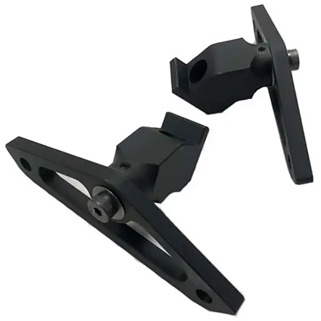 P-Ski Feet For Wide Stance Bipods Matte Black 2/Pack