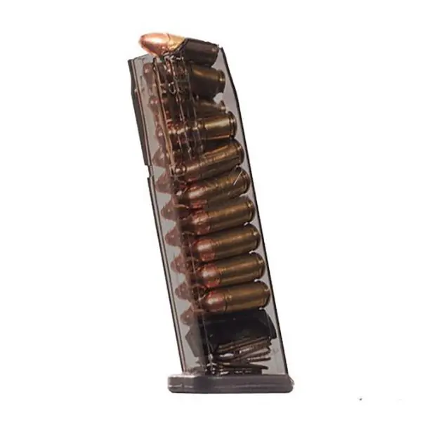 Ets Magazine S&W M&P 9Mm 17Rd Standard Flush Carbon Smoke