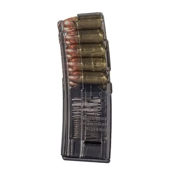 Ets Magazine Hk Mp5 9Mm 10Rd Carbon Smoke