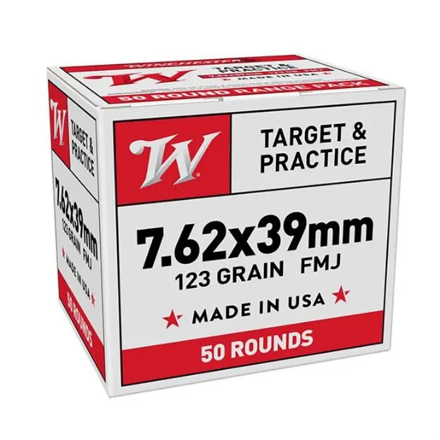 7.62 X 39 123Gr Full Metal Jacket Lead Core 50/Box