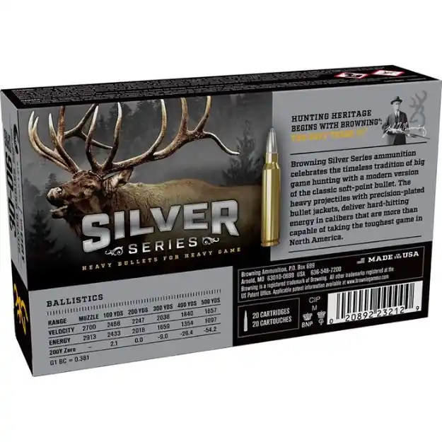 30-06 Springfield 180Gr Plated Soft Point 20/Box