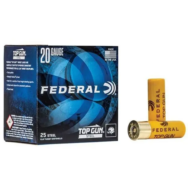 Top-Gun Steel 20 Gauge 2-3/4'' 7/8Oz #7 Shot 25/Box