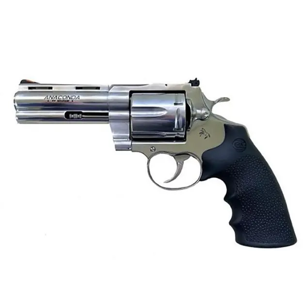 Colt Anaconda 44Mag 4" 6Rd Stainless Rubber Grips