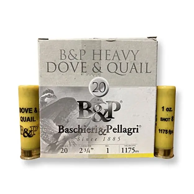 20 Gauge 2-3/4'' 1Oz 1,175Fps #8 250 Case
