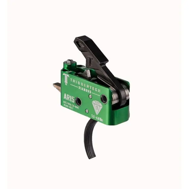Ar Diamond Trigger Single-Stage Curved Green/Black