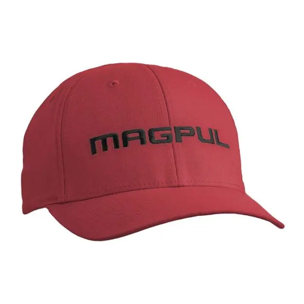 Wordmark Stretch Fit Cap L/Xl Cardinal Red