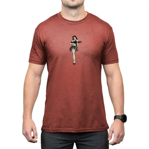 Hula Girl Cvc T-Shirt Md Redrock Heather