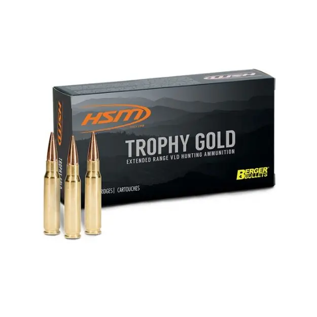 Hsm Trophy Gold 28 Nosler 168Gr Berger Vld 20Rd 20Bx/Cs