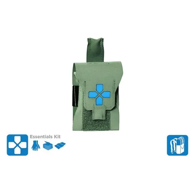 Micro Trauma Kit Now!-Nano-Essential Supplies-Ranger Green