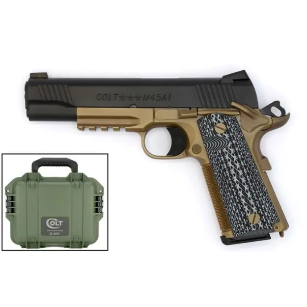 Colt Government Cqb 45Acp 5" 8Rd Two Tone Novak Sights