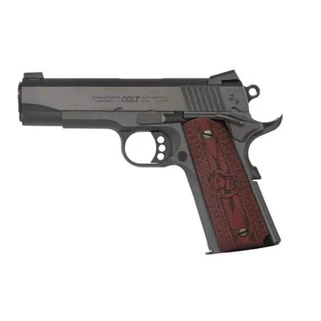 Colt Combat Commander 9Mm 4.25" 9Rd Blued G10 Grips
