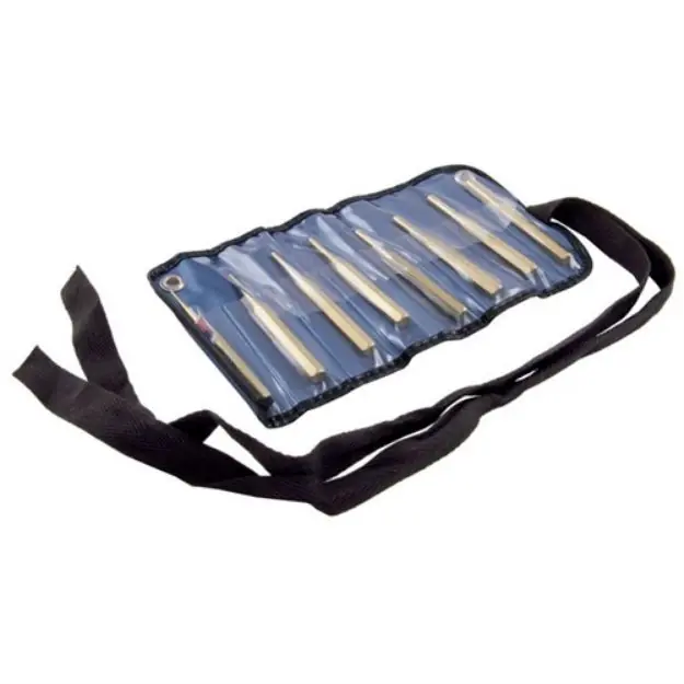 Grace Usa Punch Set Roll Pin Punch Set Of 8 Brass