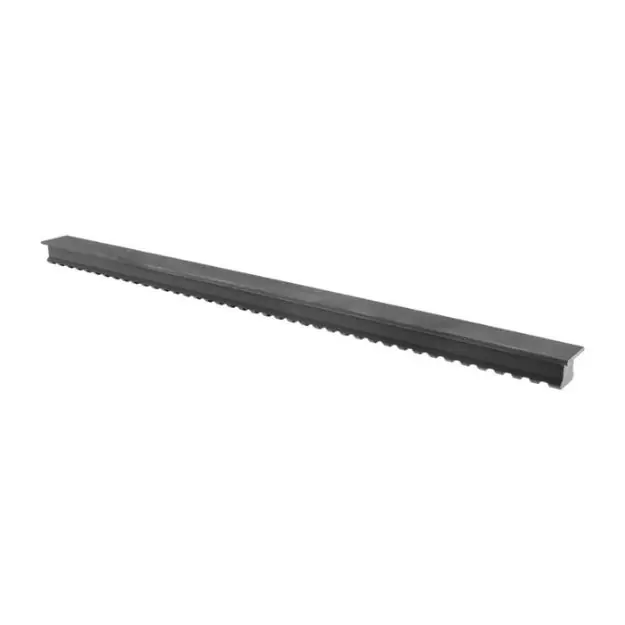 7075 Aluminum Picatinny Rail Blank Black 16