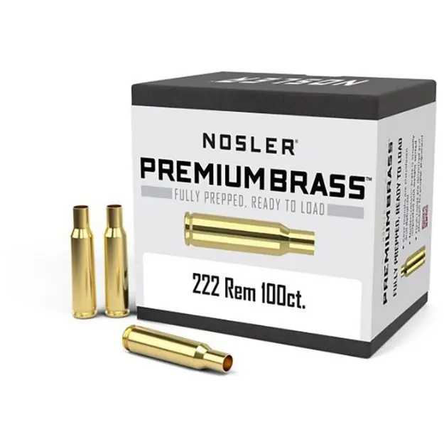 222 Remington Brass 100/Box
