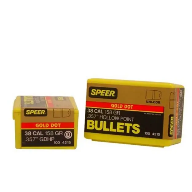Deepcurl .357 Caliber (.357”) 158Gr Hollow Point 100/Box