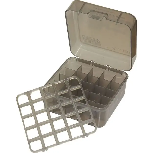 Mtm Ammo Box Shotshell To 3" 1216& 20Ga 25-Rounds Smoke