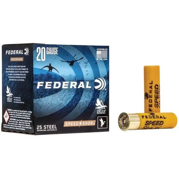 Speed-Shok 20 Gauge 3'' 7/8Oz #1 Shot 25/Box