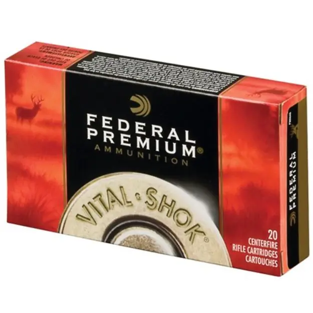 Federal Vital Shok 270 Win 130Gr Trophy Bonded Tip 20/Bx
