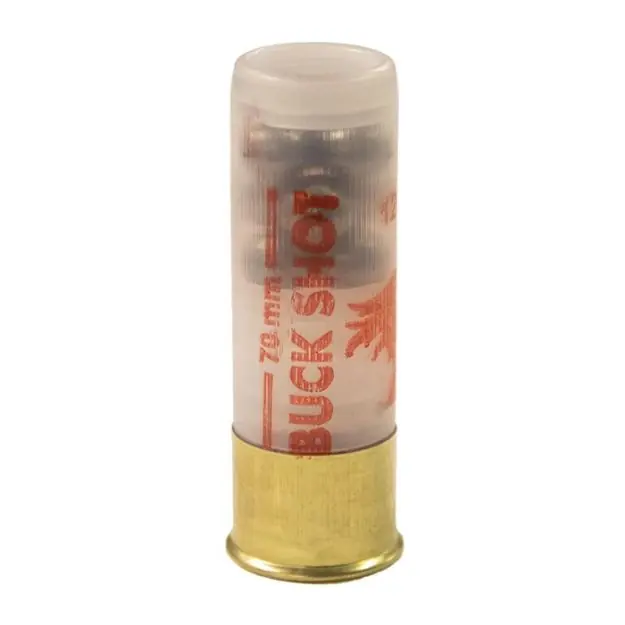 12 Gauge 2-3/4'' 9 Pellet 00 Buck Shot 10/Box