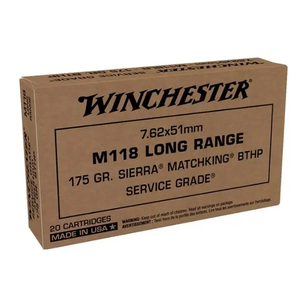 7.62X51mm Nato 175Gr Bthp 20/Box
