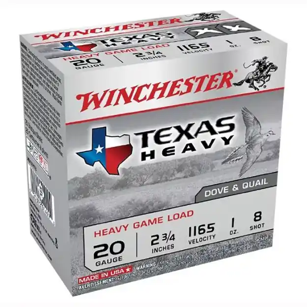 20 Gauge 2-3/4'' 1Oz #8 Shot 25/Box