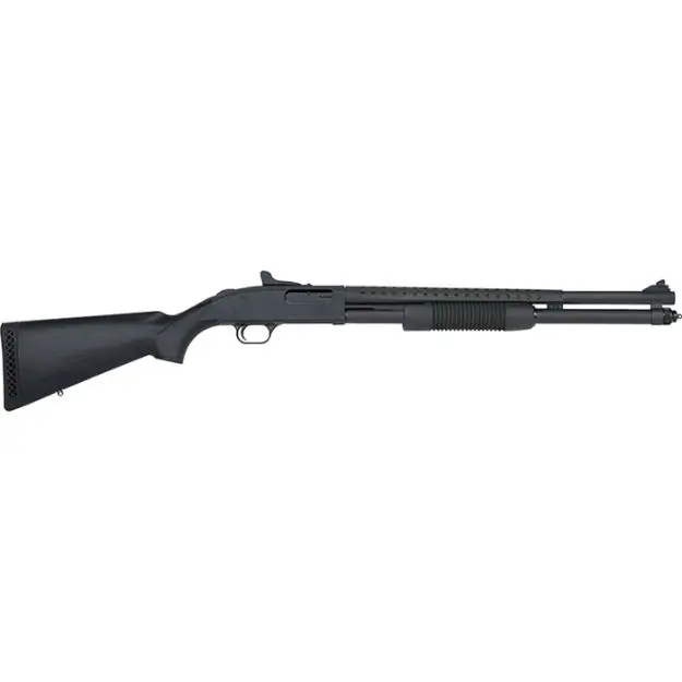 Mossberg 590 Persuader 12Ga 3" 20" 9Rd Ghost Ring Blued Syn