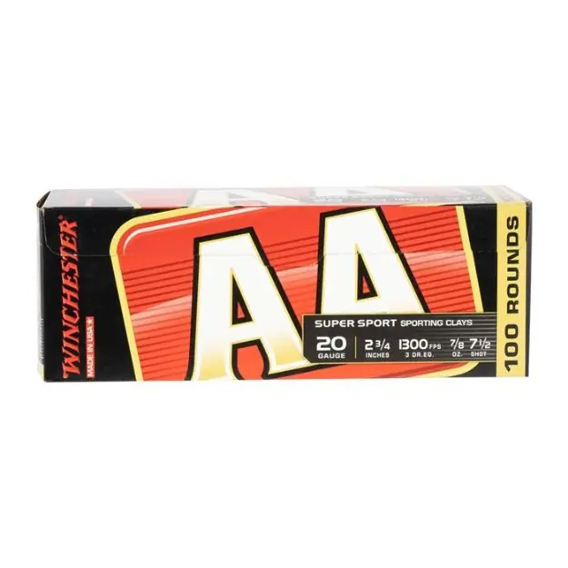 20 Gauge 2-3/4'' 7/8Oz #7.5 100/Box