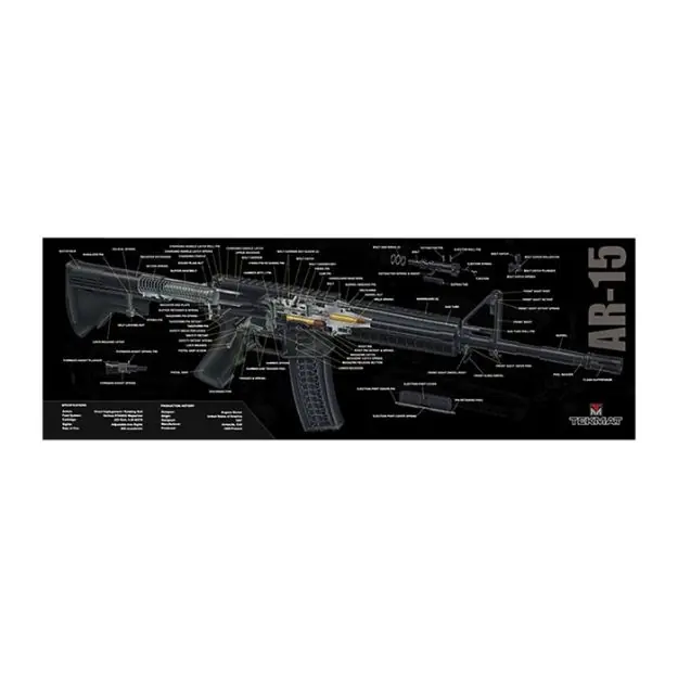 Ar-15 3D Cutaway Mat