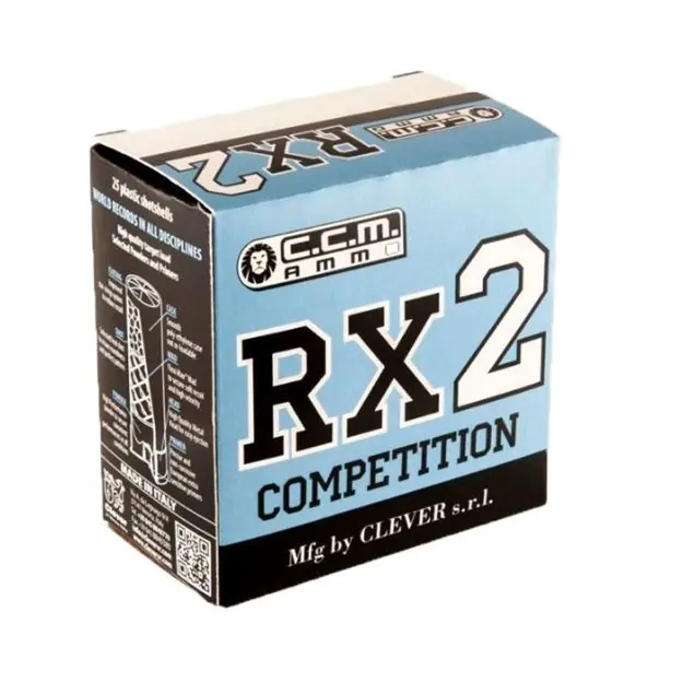 Rx 2 Competition 12Ga 2-3/4'' 1Oz #8 Shot 250/Case
