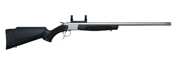 Cva Scout Td 45-70 25" W/Brake & Rail Ss/Black Syn<