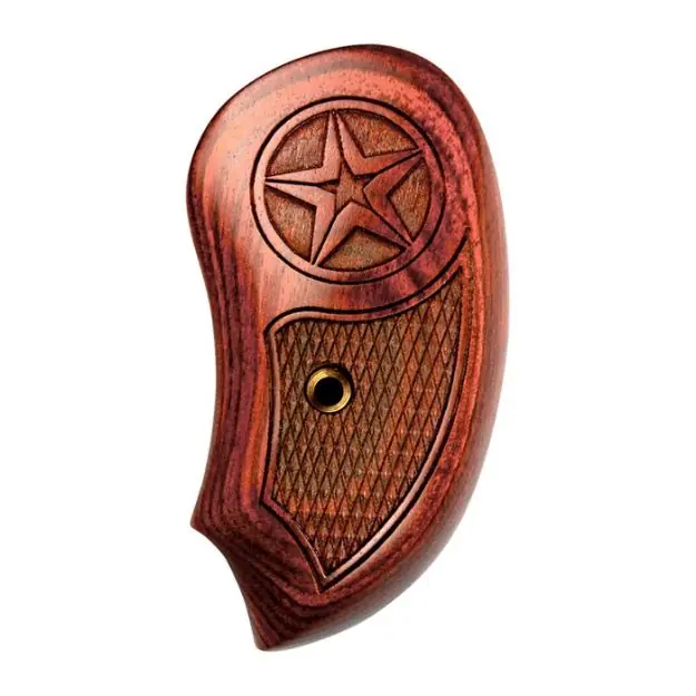 Bond Arms Grip Extended Lam. Rosewood/Grey W/Laser Star