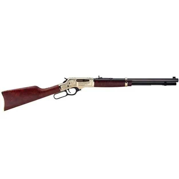 Henry 30/30 Brass Wildlife Engraved