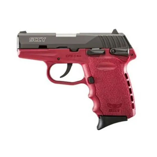 Sccy Cpx-1 Cbcr 9Mm Black/Crimson (Double Sided Safety)