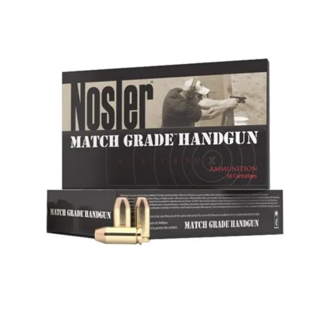 Nosler Match Grade Ammo 40 S&W 180Gr Jhp 50/Bx