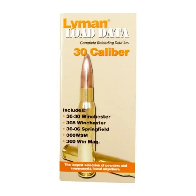 Lyman Load Data Book 30 Caliber